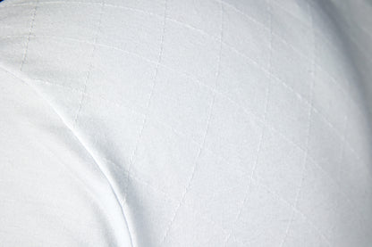 White mens tee shirt with side pockets