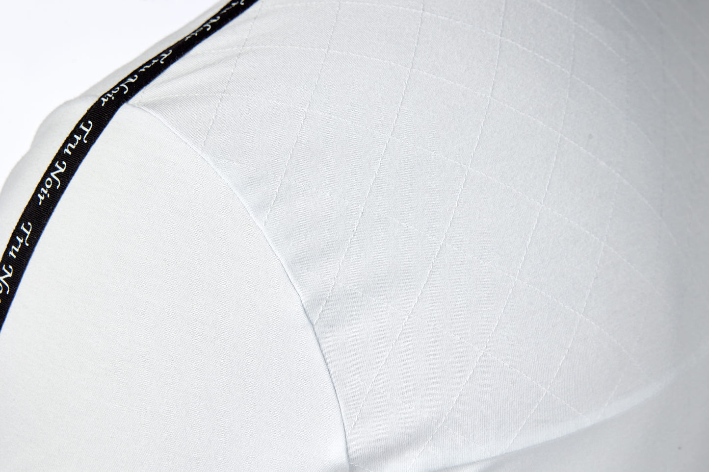 White mens tee shirt with side pockets
